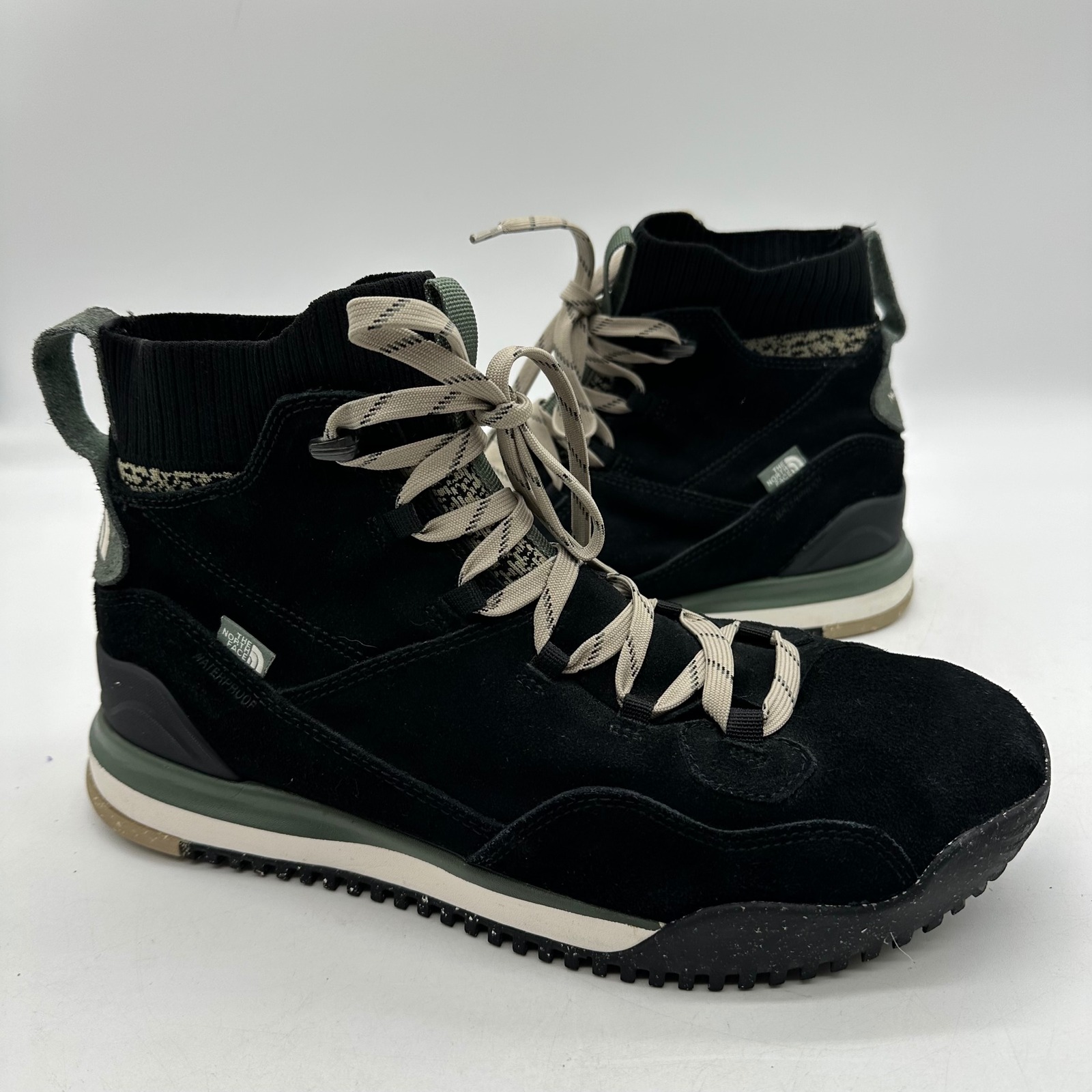 The North Face Nf0a5g2z Mens 11.5 Back-To-Berkeley Iii Wp Black Waterproof Boots